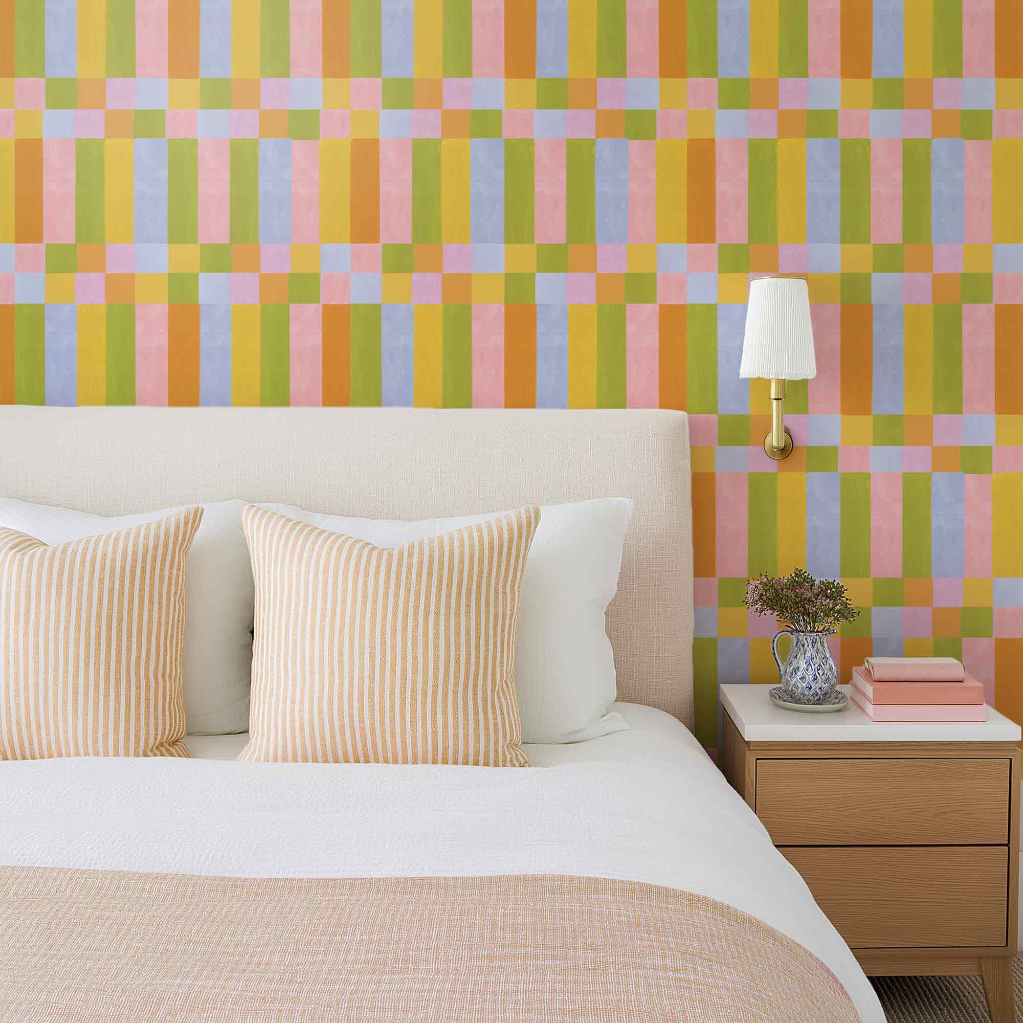 Wallpaper Painterly Bricks - Image 4